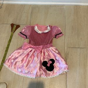 Disney infant costume Minnie Mouse pink polka dot dress